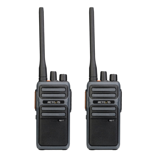 1 Pair RETEVIS RB617 PMR446 16CHS License-free Two Way Radio Handheld Walkie Talkie, EU Plug(Black) - Handheld Walkie Talkie by RETEVIS | Online Shopping UK | buy2fix