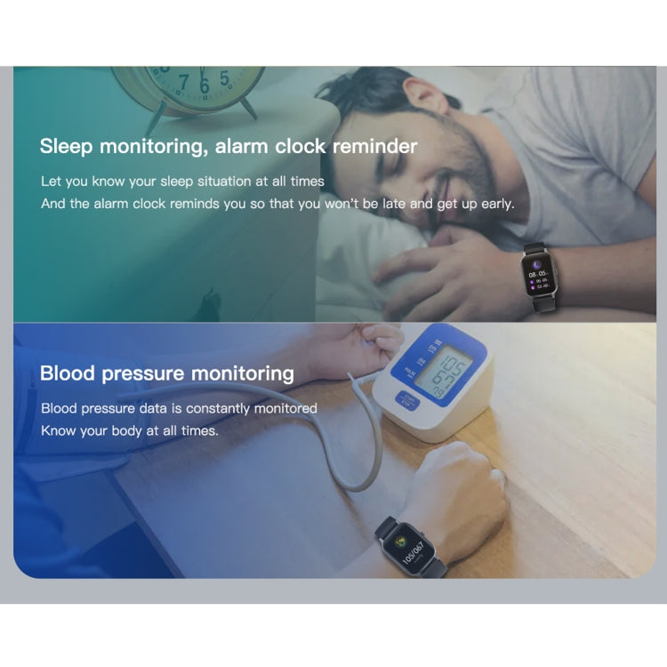 F37 1.69 inch TFT Screen IP67 Waterproof Smart Watch, Support Body Temperature Monitoring / Heart Rate Monitoring / Blood Pressure Monitoring(Pink) by buy2fix