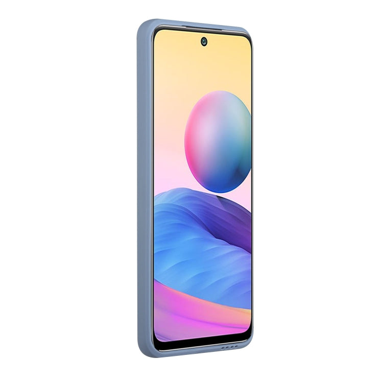 For Xiaomi Redmi Note 10 Pro Card Slot Design Shockproof TPU Protective Case(Gray) - Xiaomi Cases by buy2fix | Online Shopping UK | buy2fix