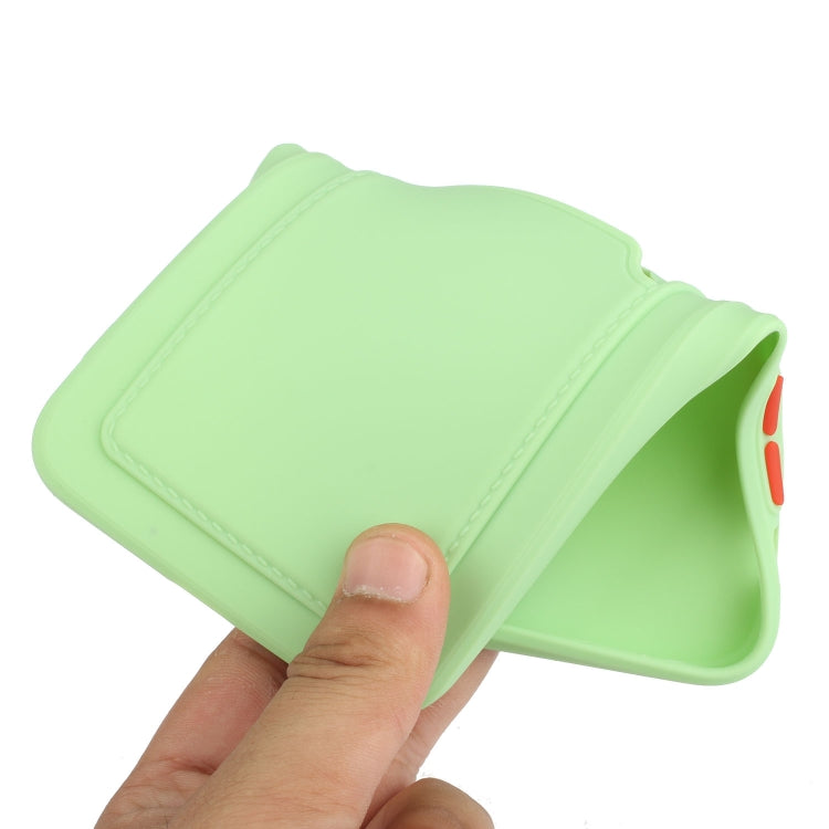 For Xiaomi Redmi Note 10 Pro Card Slot Design Shockproof TPU Protective Case(Green) - Xiaomi Cases by buy2fix | Online Shopping UK | buy2fix