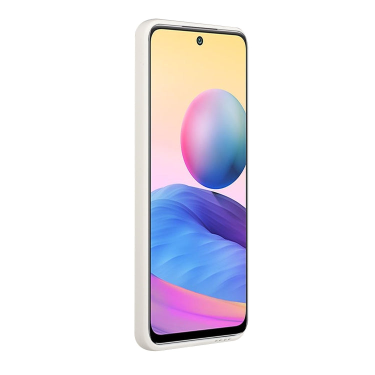 For Xiaomi Redmi Note 10 Pro Card Slot Design Shockproof TPU Protective Case(White) - Xiaomi Cases by buy2fix | Online Shopping UK | buy2fix