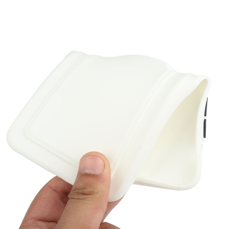 For Xiaomi Redmi Note 10 Pro Card Slot Design Shockproof TPU Protective Case(White) - Xiaomi Cases by buy2fix | Online Shopping UK | buy2fix