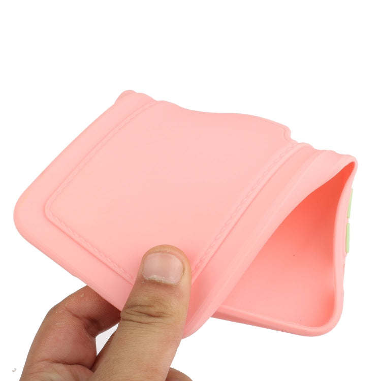 For Xiaomi Redmi Note 10 Pro Card Slot Design Shockproof TPU Protective Case(Pink) - Xiaomi Cases by buy2fix | Online Shopping UK | buy2fix
