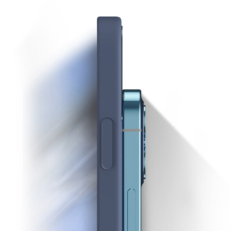 For Huawei Mate 30 Solid Color Imitation Liquid Silicone Straight Edge Dropproof Full Coverage Protective Case(Sky Blue) by buy2fix