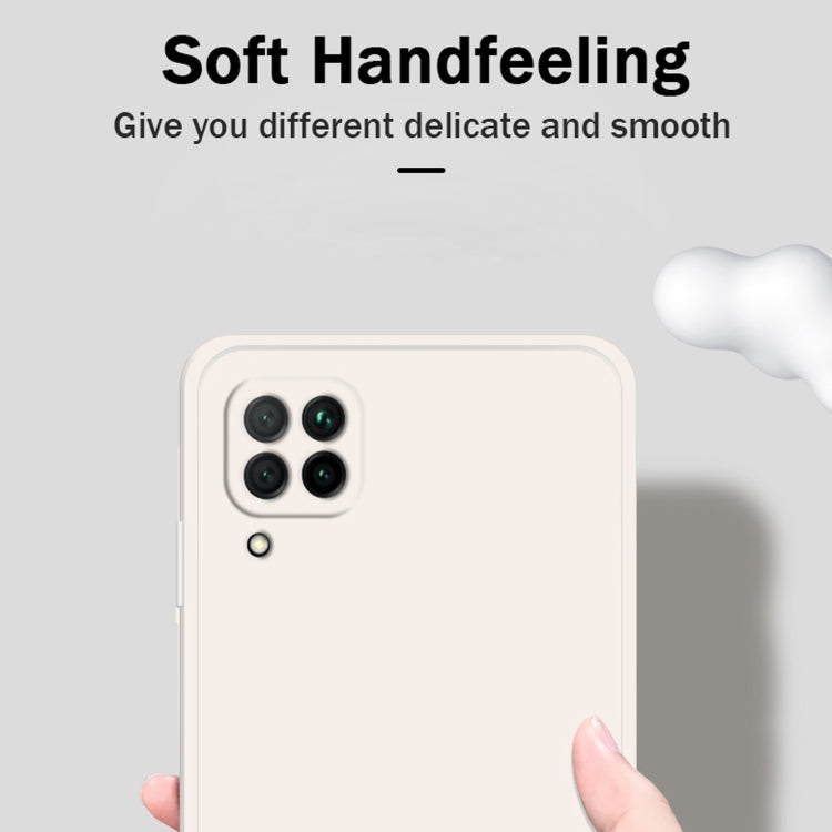 For Huawei nova 6 SE / 7i Solid Color Imitation Liquid Silicone Straight Edge Dropproof Full Coverage Protective Case(Purple) - Huawei Cases by buy2fix | Online Shopping UK | buy2fix
