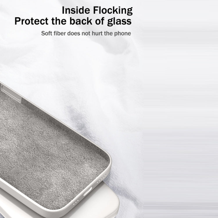 For Samsung Galaxy A50 Solid Color Imitation Liquid Silicone Straight Edge Dropproof Full Coverage Protective Case(Dark Green) by buy2fix