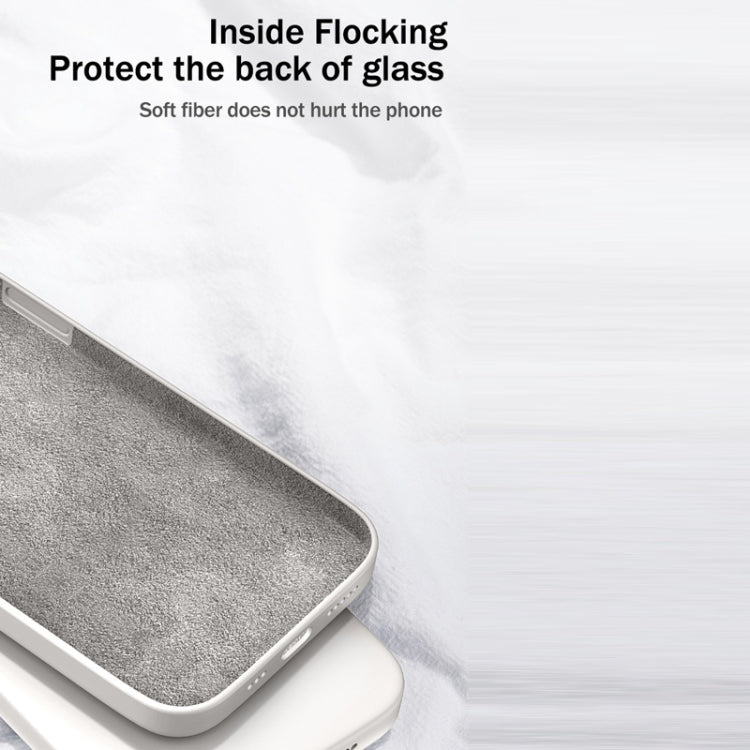 For Samsung Galaxy S21+ 5G Solid Color Imitation Liquid Silicone Straight Edge Dropproof Full Coverage Protective Case(Sky Blue) - Galaxy S21+ 5G Cases by buy2fix | Online Shopping UK | buy2fix