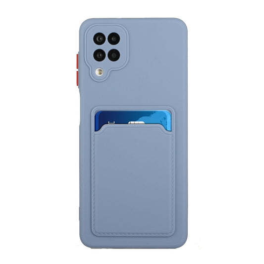 For Samsung Galaxy A12 5G Card Slot Design Shockproof TPU Protective Case(Gray) by buy2fix