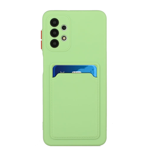 For Samsung Galaxy A72 5G / 4G Card Slot Design Shockproof TPU Protective Case(Green) by buy2fix