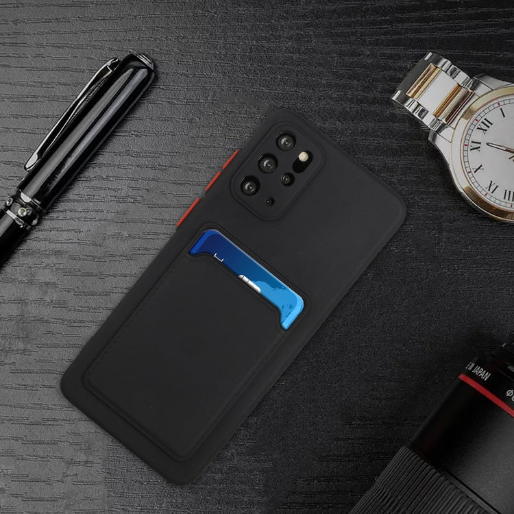 For Samsung Galaxy S20+ Card Slot Design Shockproof TPU Protective Case(Black) by buy2fix