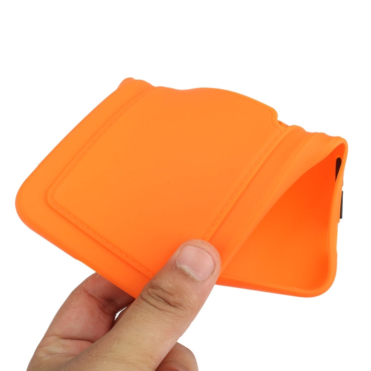 For Samsung Galaxy S21 5G Card Slot Design Shockproof TPU Protective Case(Orange) - Galaxy S21 5G Cases by buy2fix | Online Shopping UK | buy2fix