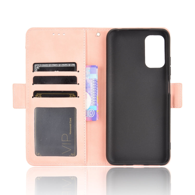 For Xiaomi Redmi Note 10 5G Skin Feel Calf Pattern Horizontal Flip Leather Case with Holder & Card Slots & Photo Frame(Pink) - Xiaomi Cases by buy2fix | Online Shopping UK | buy2fix