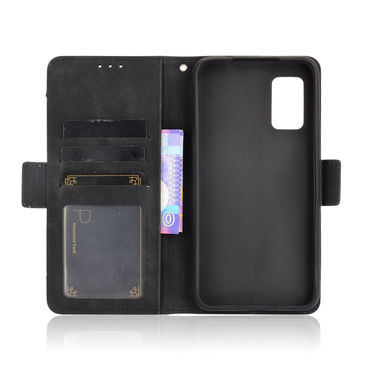 For Rakuten BIG S Skin Feel Calf Pattern Horizontal Flip Leather Case with Holder & Card Slots & Photo Frame(Black) - More Brand by buy2fix | Online Shopping UK | buy2fix