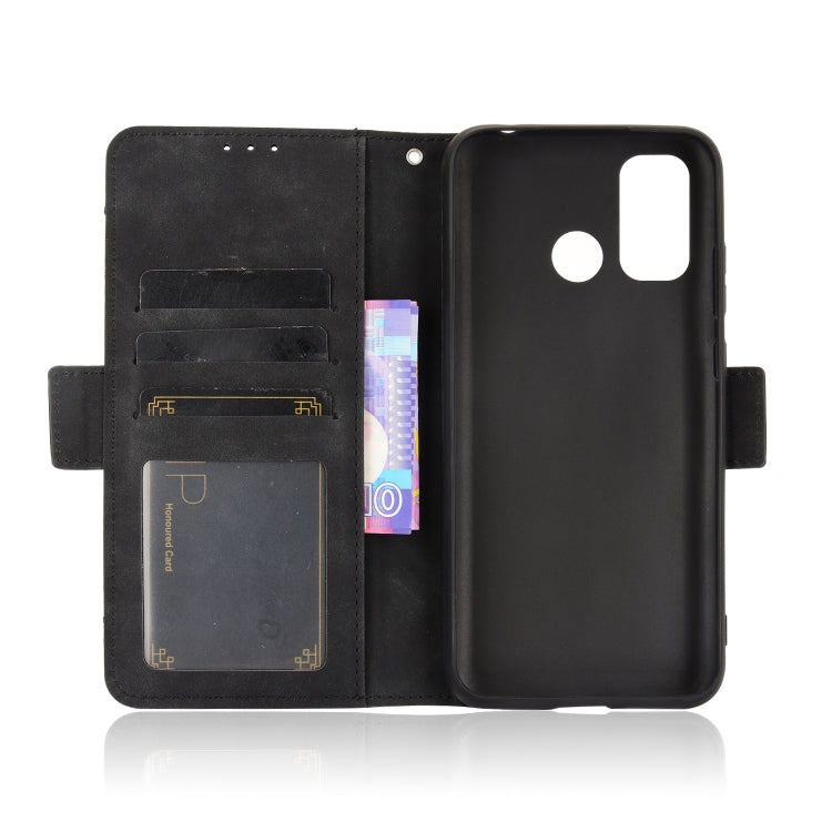 For Oukitel C23 Pro Skin Feel Calf Pattern Horizontal Flip Leather Case with Holder & Card Slots & Photo Frame(Black) - More Brand by buy2fix | Online Shopping UK | buy2fix