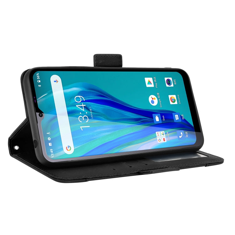 For Oukitel C23 Pro Skin Feel Calf Pattern Horizontal Flip Leather Case with Holder & Card Slots & Photo Frame(Black) - More Brand by buy2fix | Online Shopping UK | buy2fix
