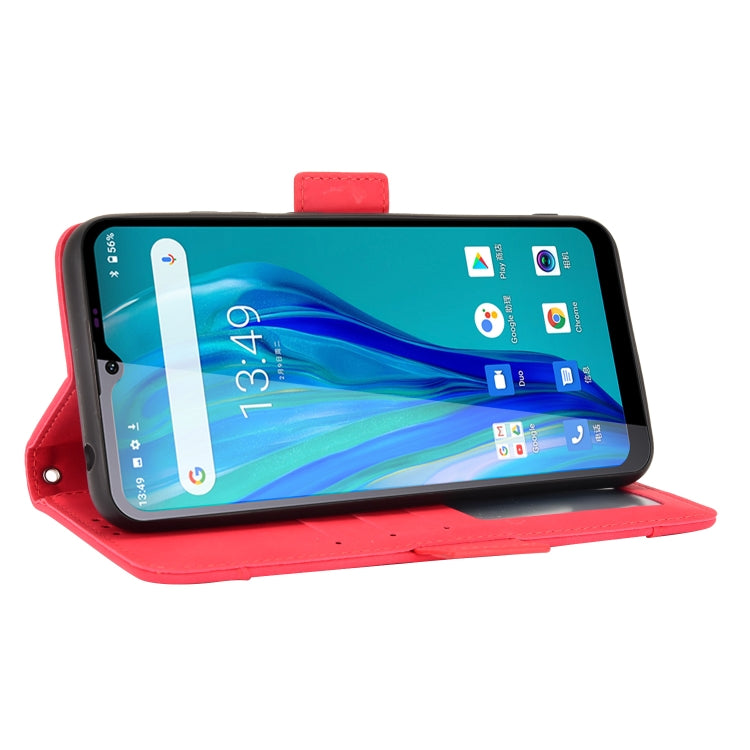 For Oukitel C23 Pro Skin Feel Calf Pattern Horizontal Flip Leather Case with Holder & Card Slots & Photo Frame(Red) - More Brand by buy2fix | Online Shopping UK | buy2fix