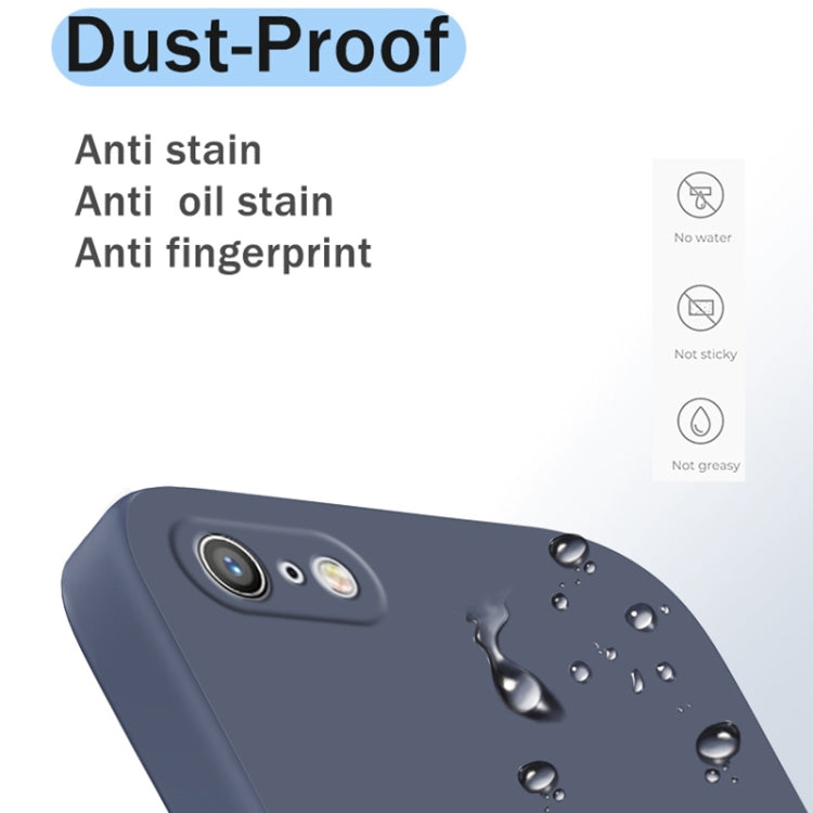 Solid Color Imitation Liquid Silicone Straight Edge Dropproof Full Coverage Protective Case For iPhone 6s / 6(Gray) - More iPhone Cases by buy2fix | Online Shopping UK | buy2fix