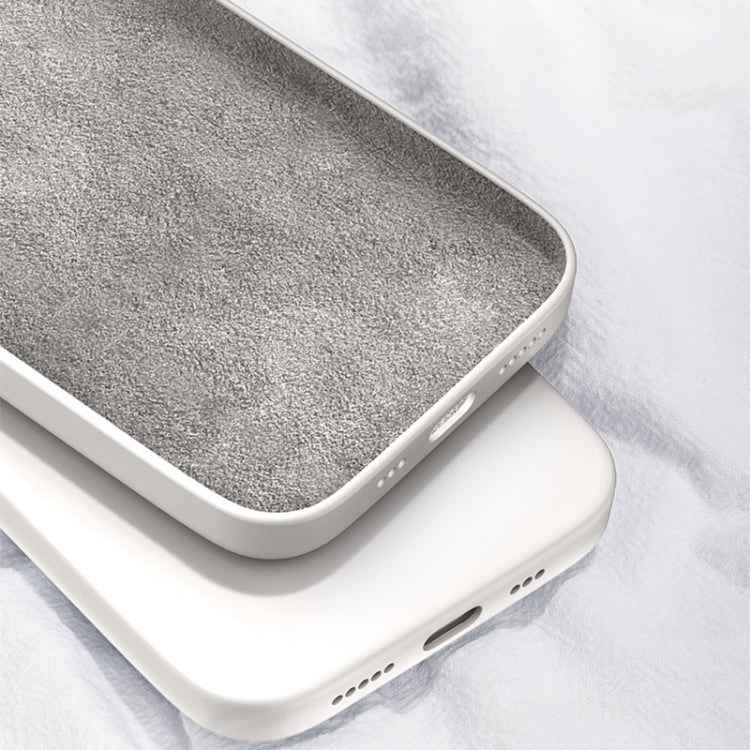 Solid Color Imitation Liquid Silicone Straight Edge Dropproof Full Coverage Protective Case For iPhone 8 Plus / 7 Plus(Red) by buy2fix