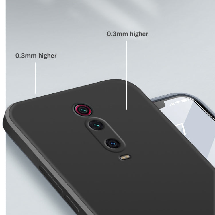 For Xiaomi Redmi K20 Pro Solid Color Imitation Liquid Silicone Straight Edge Dropproof Full Coverage Protective Case(Sky Blue) - Xiaomi Cases by buy2fix | Online Shopping UK | buy2fix