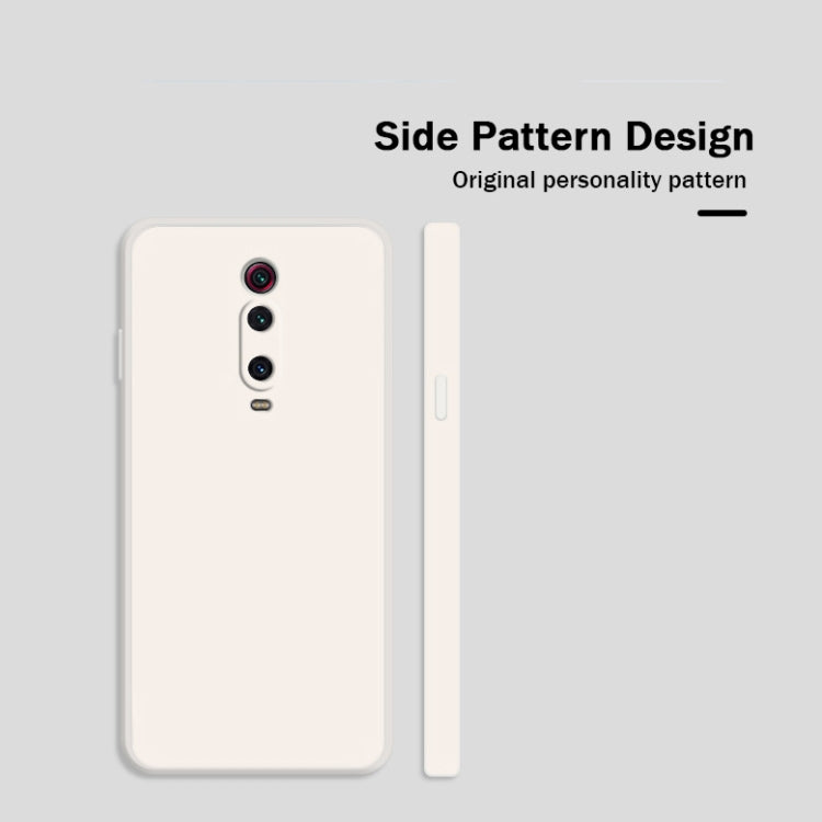 For Xiaomi Redmi K20 Pro Solid Color Imitation Liquid Silicone Straight Edge Dropproof Full Coverage Protective Case(Grey) - Xiaomi Cases by buy2fix | Online Shopping UK | buy2fix
