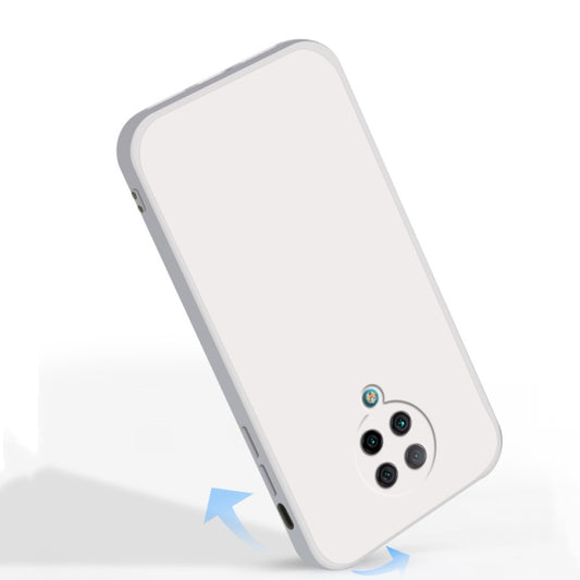 For Xiaomi Redmi K30 Pro Solid Color Imitation Liquid Silicone Straight Edge Dropproof Full Coverage Protective Case(Black) by buy2fix