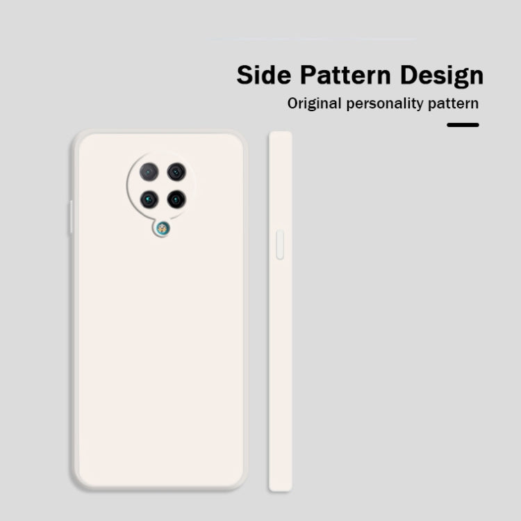 For Xiaomi Redmi K30 Pro Solid Color Imitation Liquid Silicone Straight Edge Dropproof Full Coverage Protective Case(Black) - Xiaomi Cases by buy2fix | Online Shopping UK | buy2fix