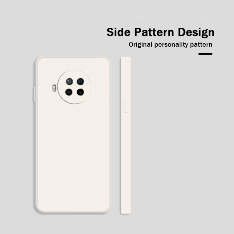 For Xiaomi Redmi Note 9 Pro Solid Color Imitation Liquid Silicone Straight Edge Dropproof Full Coverage Protective Case(Grey) - Xiaomi Cases by buy2fix | Online Shopping UK | buy2fix