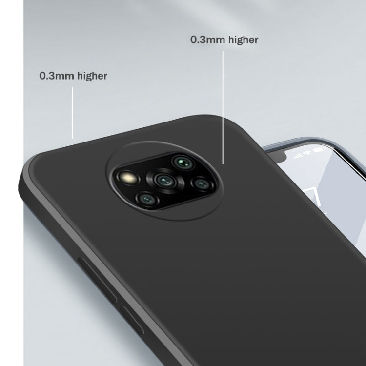 For Xiaomi Poco X3 NFC / Poco X3 Pro Solid Color Imitation Liquid Silicone Straight Edge Dropproof Full Coverage Protective Case(Dark Green) - Xiaomi Cases by buy2fix | Online Shopping UK | buy2fix