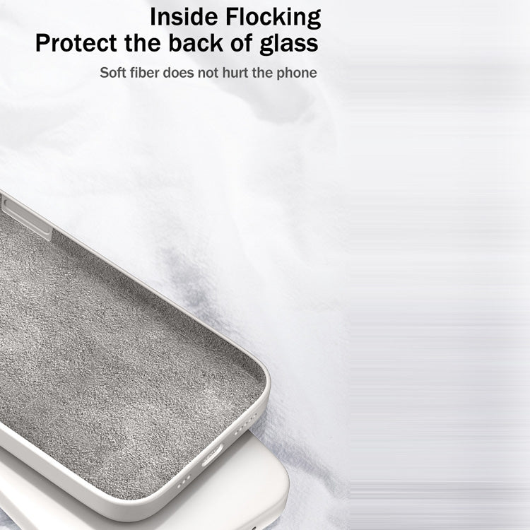 For OPPO Reno3 Pro Solid Color Imitation Liquid Silicone Straight Edge Dropproof Full Coverage Protective Case(Sky Blue) by buy2fix