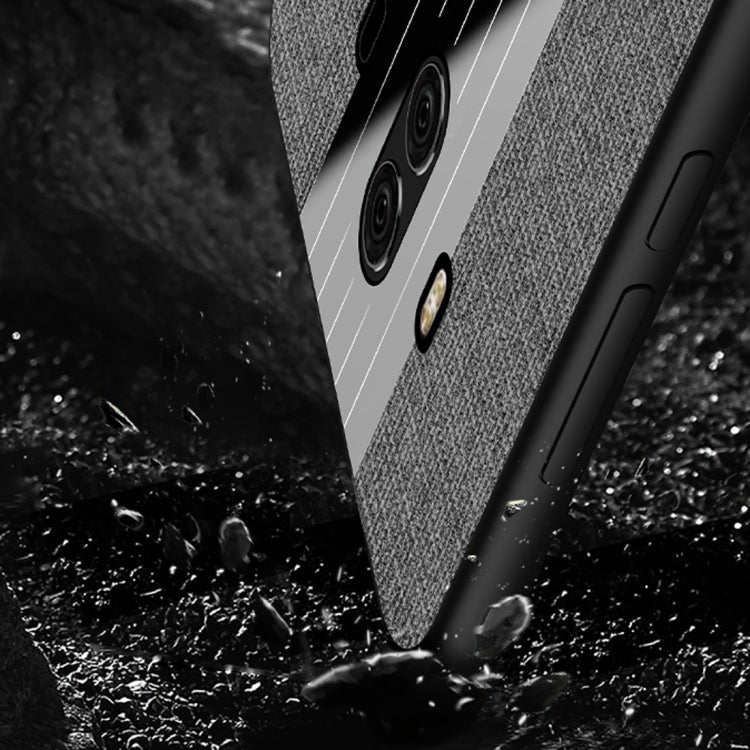 For Huawei Mate 10 Pro XINLI Stitching Cloth Textue Shockproof TPU Protective Case(Black) by XINLI