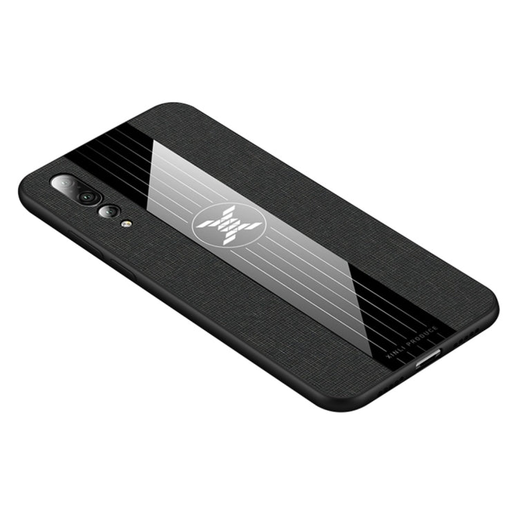 For Huawei P20 Pro XINLI Stitching Cloth Textue Shockproof TPU Protective Case(Black) - Huawei Cases by XINLI | Online Shopping UK | buy2fix