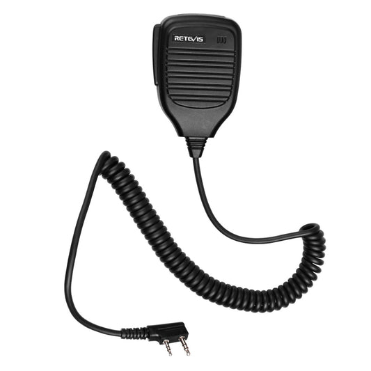RETEVIS C9001 2 Pin Handheld PTT Speaker Microphone - Microphones & Headsets by RETEVIS | Online Shopping UK | buy2fix