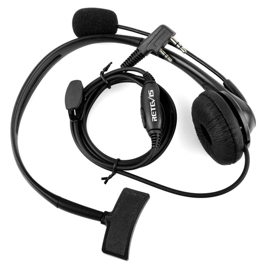 RETEVIS TK 2 Pin PTT Headphone Microphone for H-777 / RT-5R / RT-5RV / RT-B6 - Microphones & Headsets by RETEVIS | Online Shopping UK | buy2fix