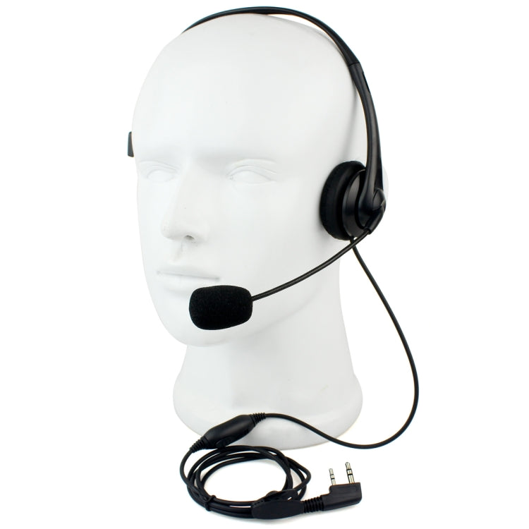 RETEVIS TK 2 Pin PTT Headphone Microphone for H-777 / RT-5R / RT-5RV / RT-B6 - Microphones & Headsets by RETEVIS | Online Shopping UK | buy2fix