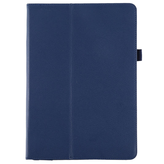 Litchi Texture Horizontal Flip Leather Case with Holder For iPad 10.5 / iPad 10.2 2021 / 2020 / 2019(Blue) by buy2fix