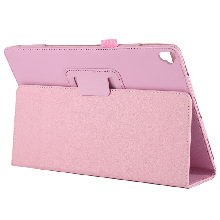 Litchi Texture Horizontal Flip Leather Case with Holder For iPad 10.5 / iPad 10.2 2021 / 2020 / 2019(Pink) by buy2fix