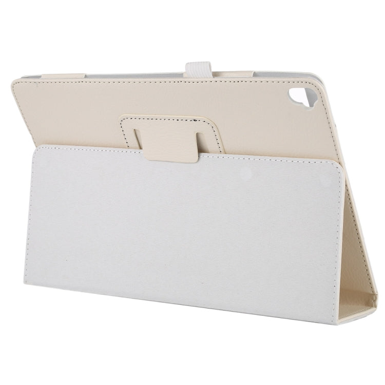 Litchi Texture Horizontal Flip Leather Case with Holder For iPad 10.5 / iPad 10.2 2021 / 2020 / 2019(White) by buy2fix