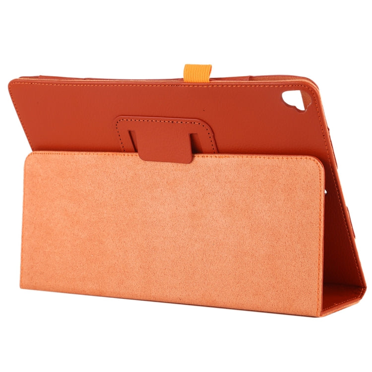 Litchi Texture Horizontal Flip Leather Case with Holder For iPad 10.5 / iPad 10.2 2021 / 2020 / 2019(Orange) by buy2fix