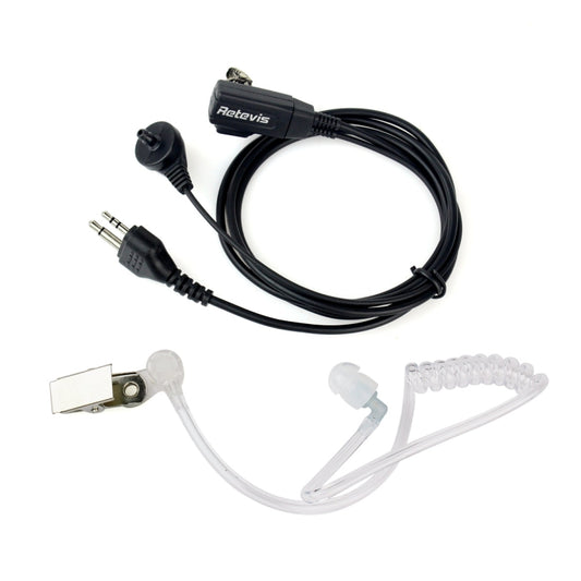 RETEVIS C9020 2 Pin Covert Acoustic Tube In-line Air Guide Earphone Microphone for Midland Radio - Microphones & Headsets by RETEVIS | Online Shopping UK | buy2fix
