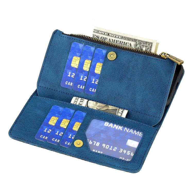 For Xiaomi Redmi Note 10 Pro Flying Butterfly Embossing Pattern Zipper Horizontal Flip Leather Case with Holder & Card Slots & Wallet(Blue) - Xiaomi Cases by buy2fix | Online Shopping UK | buy2fix