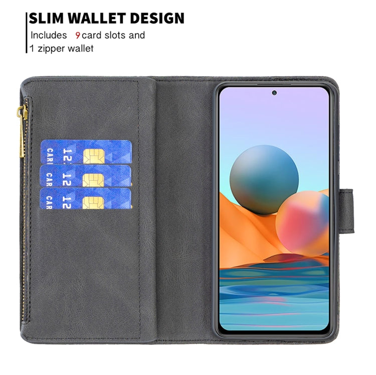 For Xiaomi Redmi Note 10 Pro Flying Butterfly Embossing Pattern Zipper Horizontal Flip Leather Case with Holder & Card Slots & Wallet(Black) - Xiaomi Cases by buy2fix | Online Shopping UK | buy2fix