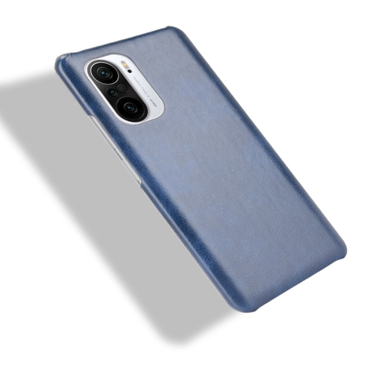 For Xiaomi Redmi K40 / K40 Pro / Poco F3 Shockproof Litchi Texture PC + PU Case(Blue) - Xiaomi Cases by buy2fix | Online Shopping UK | buy2fix