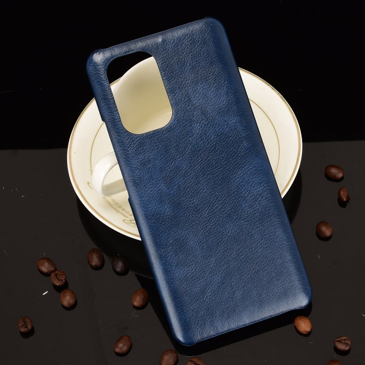 For Xiaomi Redmi K40 / K40 Pro / Poco F3 Shockproof Litchi Texture PC + PU Case(Blue) - Xiaomi Cases by buy2fix | Online Shopping UK | buy2fix