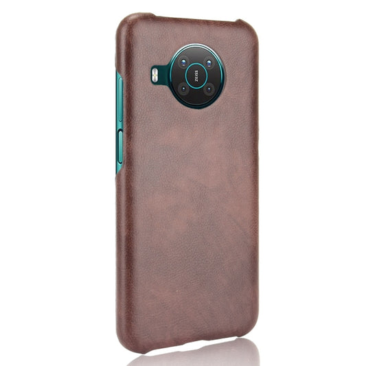 For Nokia X10 / X20 Shockproof Litchi Texture PC + PU Case(Brown) by buy2fix