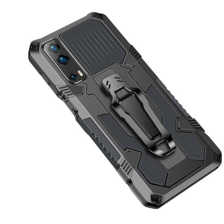 For vivo Y72 5G Armor Warrior Shockproof PC + TPU Protective Case(Gray) - vivo Cases by buy2fix | Online Shopping UK | buy2fix