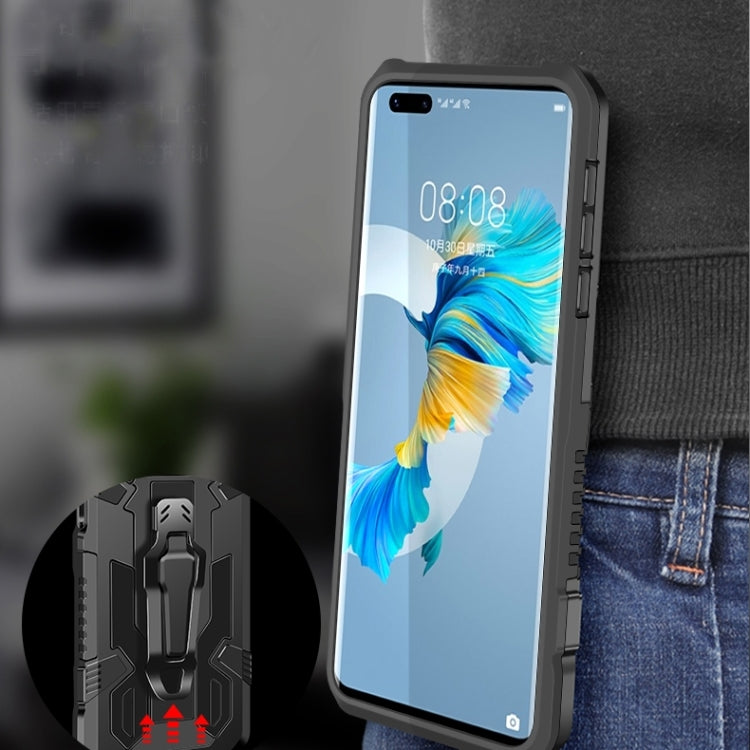 For vivo Y72 5G Armor Warrior Shockproof PC + TPU Protective Case(Gray) by buy2fix