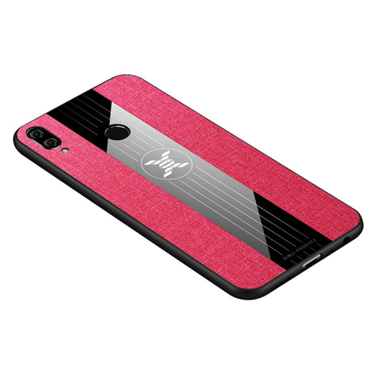 For Huawei Honor Play XINLI Stitching Cloth Textue Shockproof TPU Protective Case(Red) by XINLI
