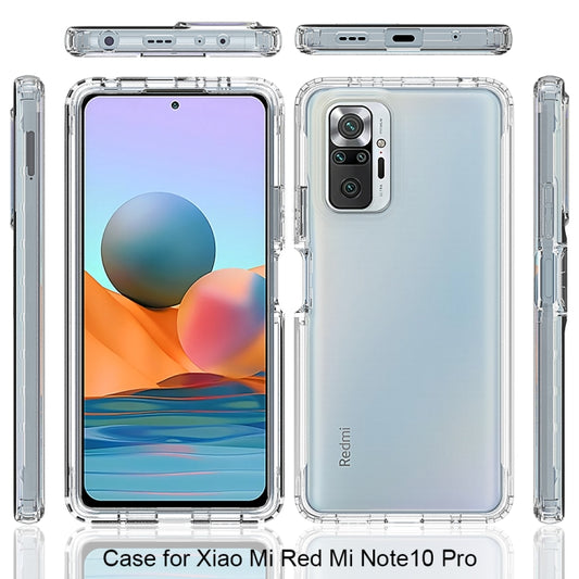For Xiaomi Redmi Note 10 Pro Shockproof Highly Transparent PC+TPU Protective Case by buy2fix