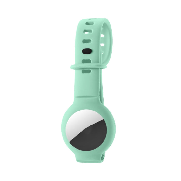 Silicone Anti-scratch Shockproof Protective Cover Soft Case For AirTag(Mint Green) - by buy2fix | Online Shopping UK | buy2fix
