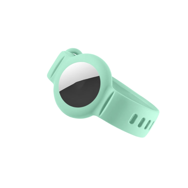 Silicone Anti-scratch Shockproof Protective Cover Soft Case For AirTag(Mint Green) - by buy2fix | Online Shopping UK | buy2fix